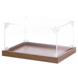 MECCANIXITY Acrylic Display Case, 8"x6"x4" Clear Display Box Assemble Dustproof Storage Organizer Showcase for Collectibles Action Figures
