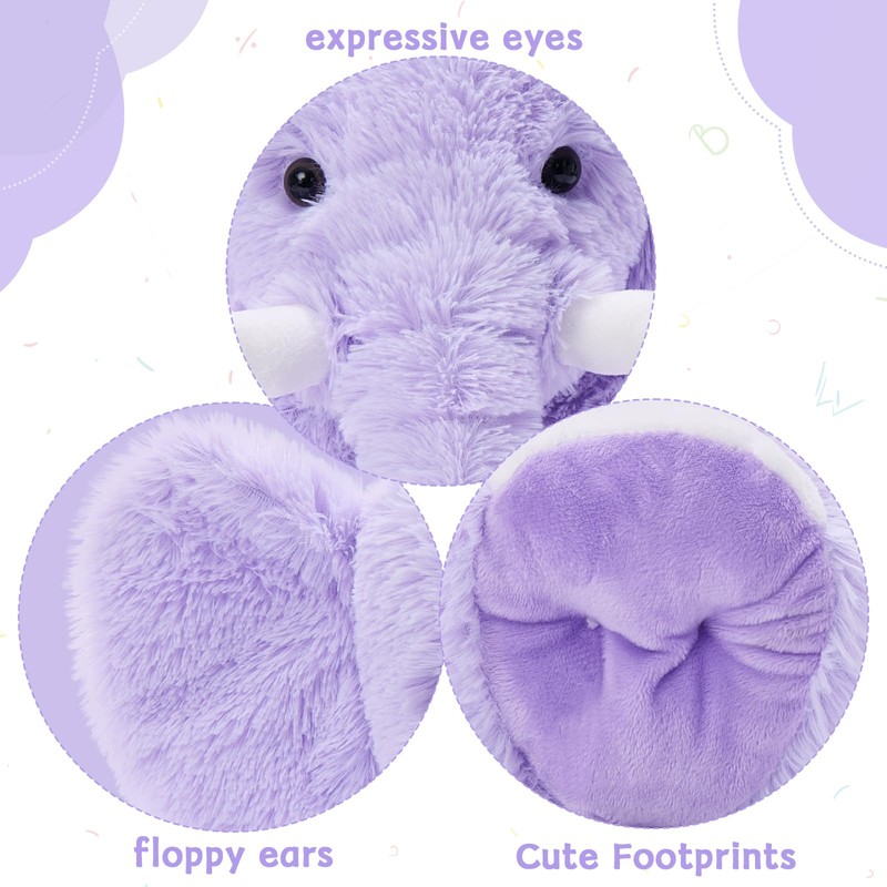 MorisMos Large Elephant Stuffed Animal, 19.6inch Soft Stuffed Elephant Plush