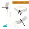 Dragonfly Clips Black Dragon Fly Hat Clip Artificial Realistic 3D