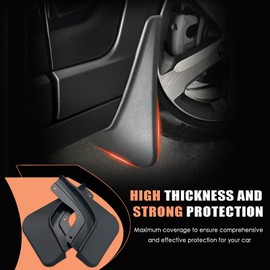 Mud Flaps for Jeep Grand Cherokee L 2024 2023 2022 2021 - No Drilling Required All Weather Front & Rear Splash Guards Exterior Accessories for Jeep Grand Cherokee L 3-Row (4PCS)
