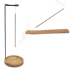 Incense Holder, Incense Stick Holders, Wooden Upside Down Ash Catcher Catching for Yoga Meditation Spa Home Decor