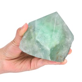 Natural Green Fluorite Crystal Wand Irregular Quartz Column 2.2-2.8 Lbs