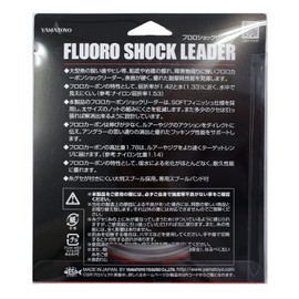 Yamatoyo Large Spool, Fluoroshock Leader, 118.8 ft (30 m), Clear, No. 8 (30LB)