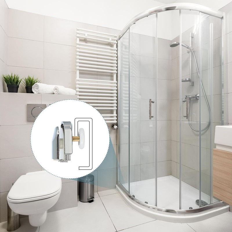 uxcell 23 mm Shower Door Rollers, Single Shower Door Runners