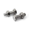M5-0.8 x 10mm 80PCS Hex Head Screws Bolts and Nuts