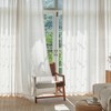 Extra Long Pinch Pleated Natural Cream Linen Curtains 144 Inches
