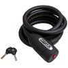 Lynx Unisex's Coil Cable Lock, Black, 8 mm x 150