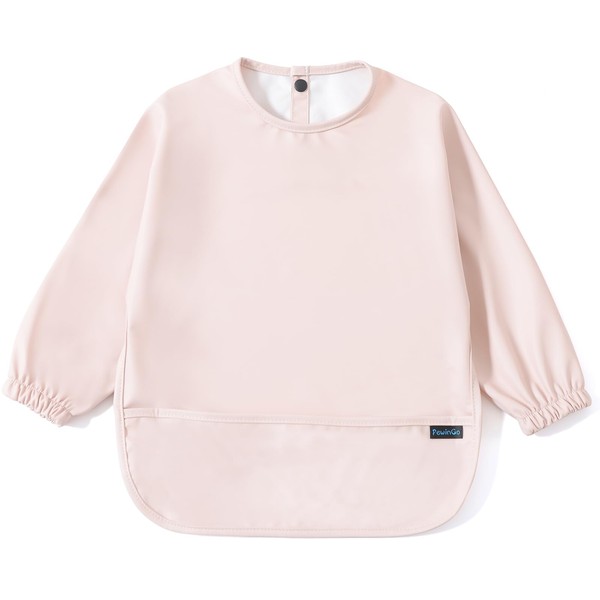 PewinGo Bib for Weaning with Long Sleeves & BLW, Soft