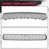 HECASA Front Lower Grille Grill Compatible with 2015-2023 Dodge Charger