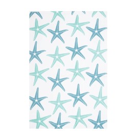 C&F Home Starfish at Sea Flour Sack Kitchen Dishtowel Machine Washable All Seasons Summer Beach House Coastal Nautical Ocean Home Drying Hand Dish Towel Décor Decoration Blue