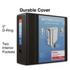 Staples Better Binder, 5" D-Ring, Black – Heavy-Duty 3-Ring Binder