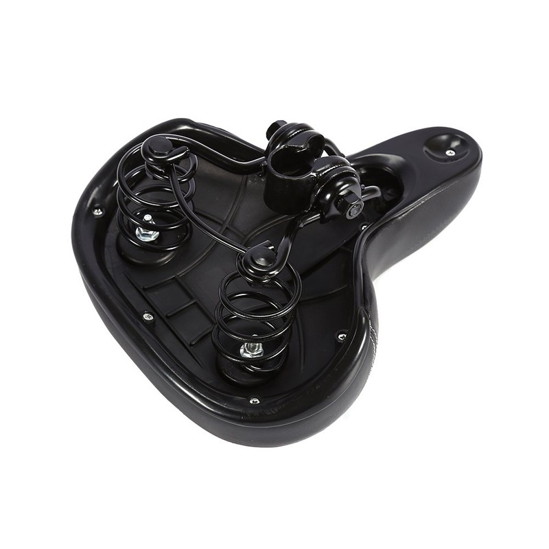 Large and Comfortable Bicycle Seat, High Density Elastic Gel Sponge