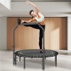 VEVOR 51" Foldable Mini Fitness Trampoline Adults Exercise Rebounder with