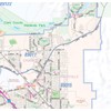 Greater Las Vegas-Clark County Detailed Region Wall Map *ZIP Codes*