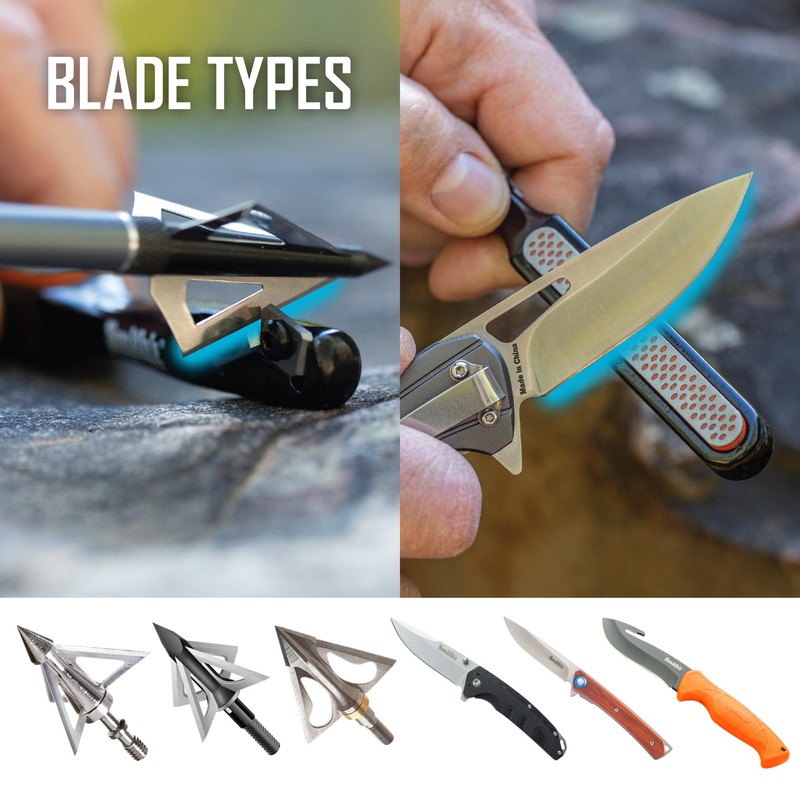 Smith’s 50047 Edgesport Stick Knife & Broadhead Sharpener – Portable