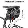 Danuosie Bike Seat Bag, Bicycle Saddle Bag, 3D Shell Under
