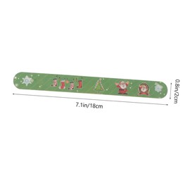 FRCOLOR 24pcs Christmas Themed Nail Files for Manicure and Pedicure Cute Eva Nail Art Tools for for Home and Salon Use