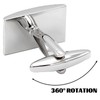 Men's Silver Cufflinks - Rectangle Cufflinks for Wedding, Business &