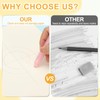 PATIKIL 8pcs Erasers, Sliding Elastic Eraser Push-Pull Cute Pencil Eraser