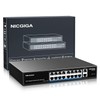 16 Port Gigabit PoE Switch Unmanaged, 16 Port PoE+@250W, 2 Gigabit Uplink Ports, NICGIGA 18 Port Gigabit Network Power Over Ethernet Switch, VLAN Mode, 19 inch RackMount, Plug and Play.