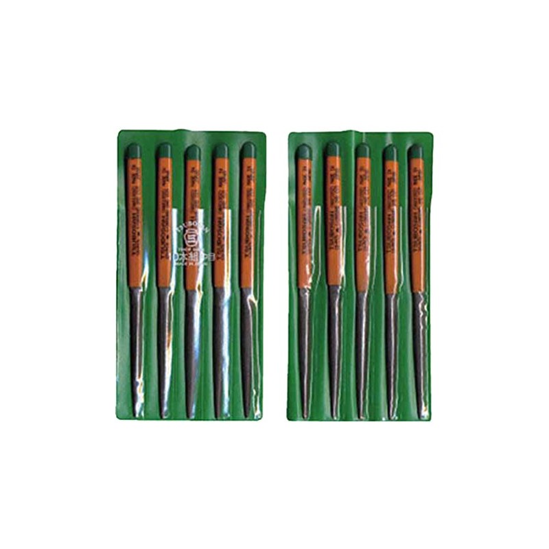 Tsubosan HA01002 File Set of 10 Half-Round Medium