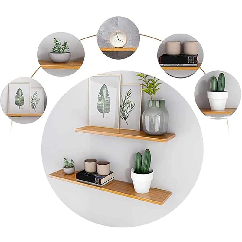 Pack of 2 Triangular Wall Brackets, Shelf Brackets, Triangle Shape,