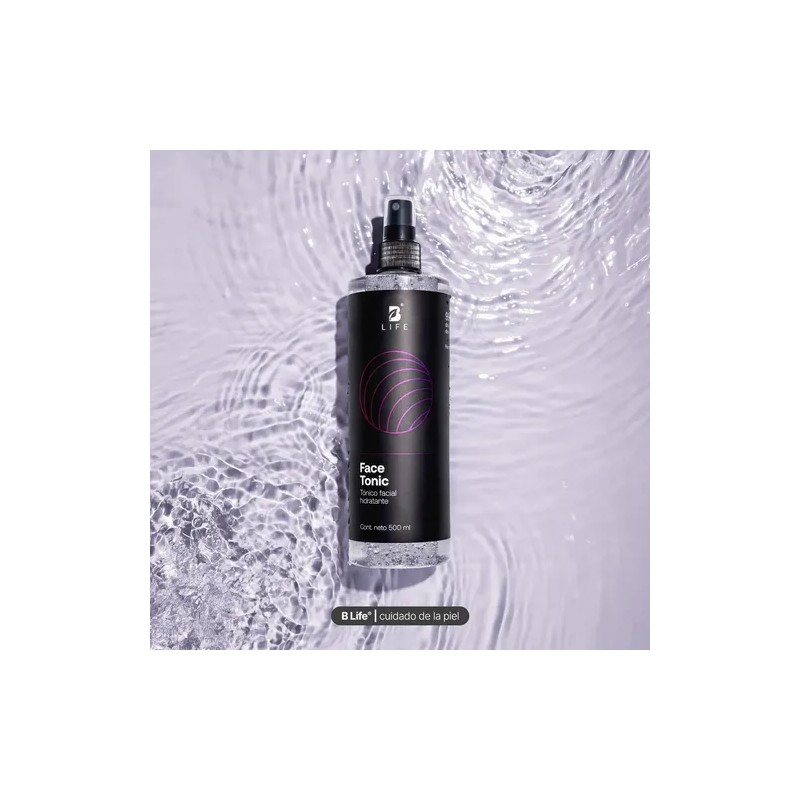 B Life tónico facial 500 ml, 99 % ingredientes naturales;
