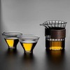 Rxcvkmw 6 piece set Japanese style Glass Tea Cup, Glass