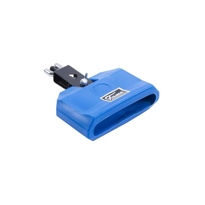 Fame Percussion Block, Blue, High Pitch, Robust Plastic, 13 x