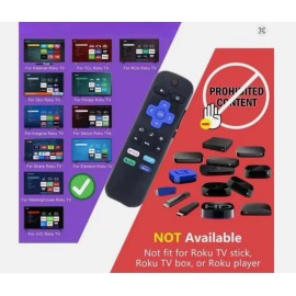 EliteSupply Remote Control Replacement for All Roku TV,TCL/Hisense