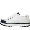 DAWGS Zapatillas Cruzadas para Caminar, Blanco/Azul Marino, 7 M US