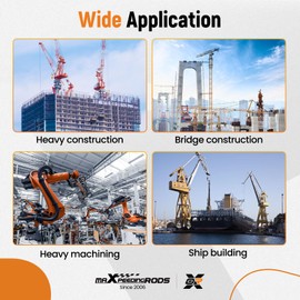 maXpeedingrods C-Clamp, 1-3/4" Opening Capacity, 1-7/16" Throat, O-Series (Model 1-1/2 F.C.)