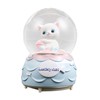 Snow Globe Resin Cat Crystal Snowball Home Ornament Decoration with