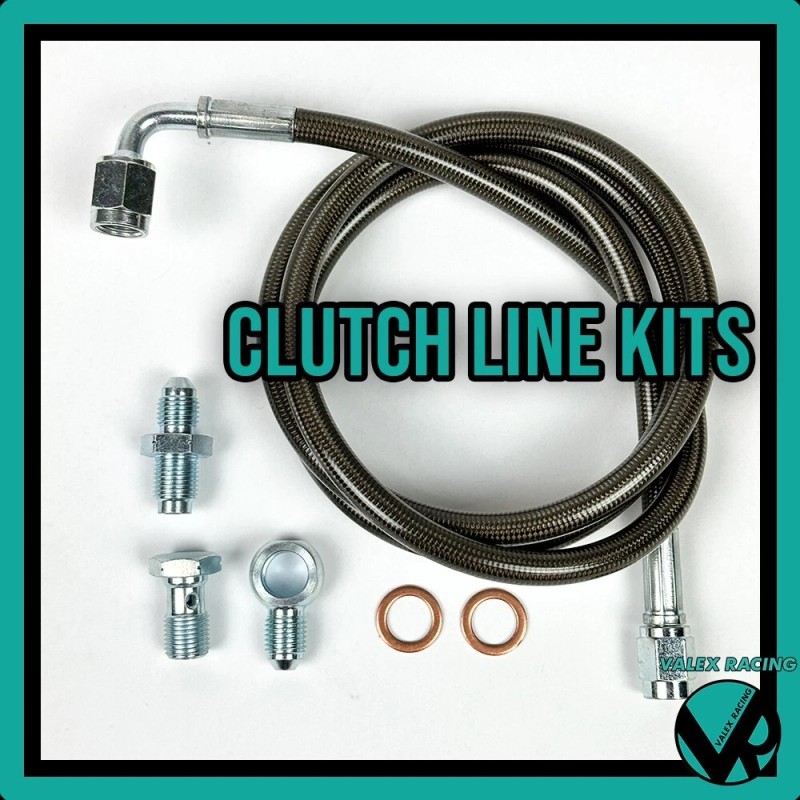 Exedy Master & Slave Cylinder w/ Stainless Clutch Line Kit