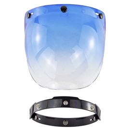 Open Face Helmet Visor Motorcycle Helmet Bubble Visor Bubble Shield Motorcycle Helmets Accessorie