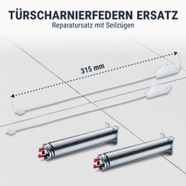 Door Hinge Springs, Door Springs Like Bosch 00623540 Dishwasher Repair Kit with Pulls for Dishwasher (Red)