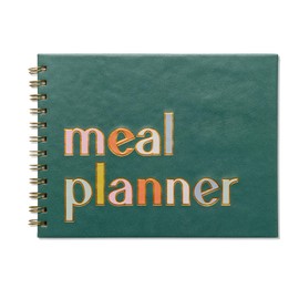 DesignWorks Ink 21.6 x 16.5 cm Meal Planner & Market List with 60 Sheets, Colorblock