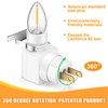 Reginary 12 Sets Night Light Base 360° Plug in Night