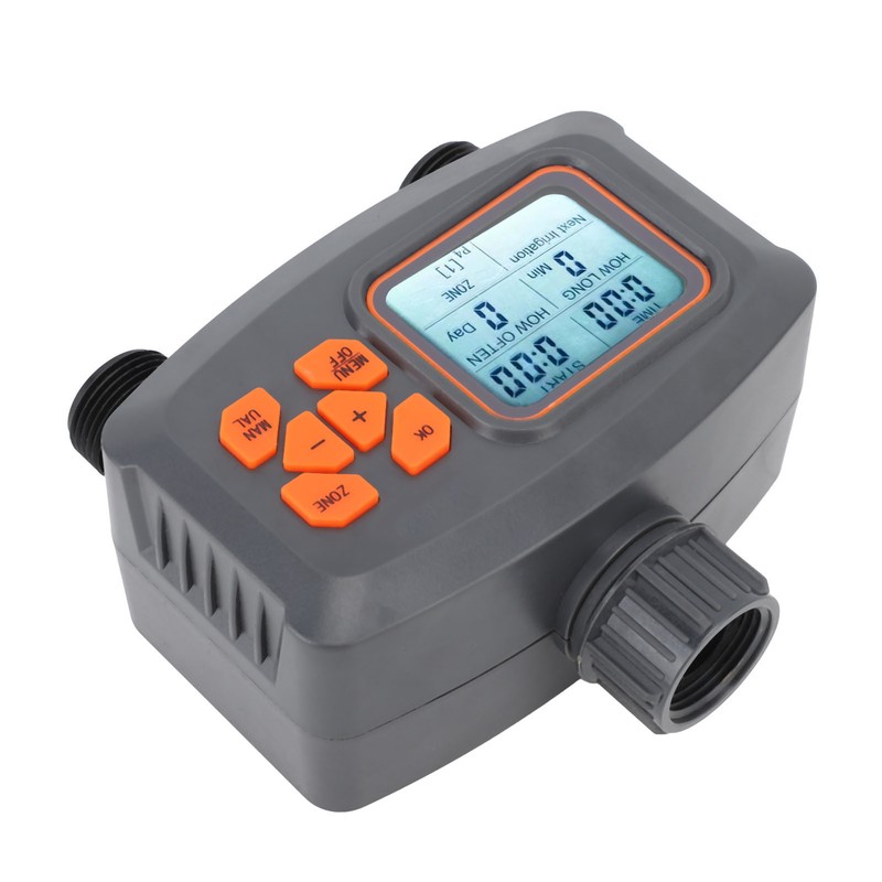 2 Outlet Hose Watering Timer 2 Zone Sprinkler Timer with