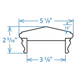 Woodway Pyramid 4x4 Post Cap – Treated Wood Fence Post Cap, Newel Post Top 4 x 4, Fits Up to 3.5 x 3.5 Inch Post, 1PC