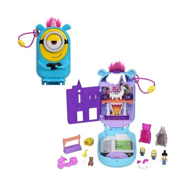 Mattel WB Mattel - Polly Pocket Minions Compact Playset with
