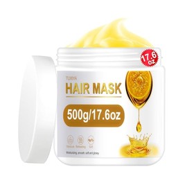 17.6oz Deep Conditioning Collagen & Keratin & Shea Butter Hair Mask, 3-min Treatment for Damaged Hair, Softens & Adds Shine, Suitable for All Hair Types