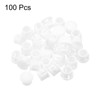 MECCANIXITY 100PCS 8mm(5/16") White Plastic Hole Plugs, Flush Type Panel