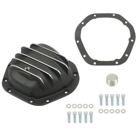 munirater Rear Black Aluminum Differential Cover Washer Drain Plug Replacement for Blazer 1972-1974