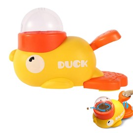 Entenform Interaktive Futterspender, Hund Slow Feeder Spielzeug, 2 in 1 Slow Feeder Hund Intelligenzspielzeug, Reduziert Blähungen und Beugt Schluckbeschwerden vor (Ente)