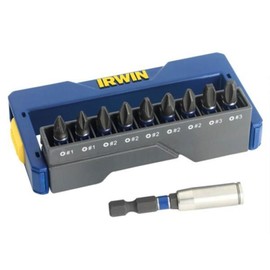 IRWIN 1923432 IRWIN 1923432 Impact Screwdriver Bit Set of 10 Mixed