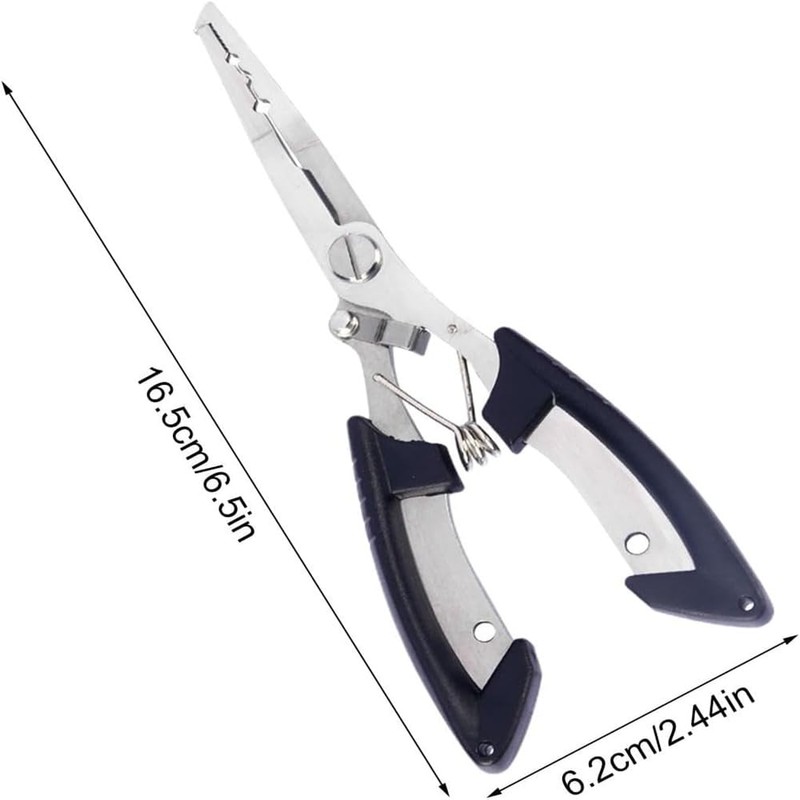 SensaBliss Fishing Pliers, Fishing Pliers, Anti-Rust, Stainless Steel, Hook Releaser,