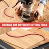 2 m Flexible Curve Ruler for Precise Woodworking and Routers.