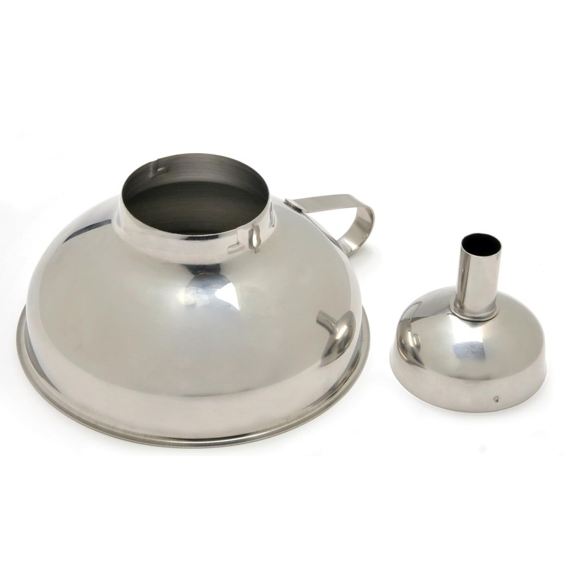 Norpro Stainless Steel Funnel with Removable Spout,Silver,5 inch