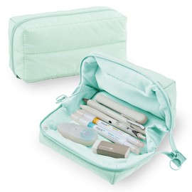 Kokuyo F-VBF291LG Pencil Case, Mokoko Pedin Type, Mint Green